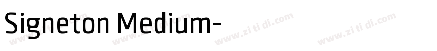Signeton Medium字体转换